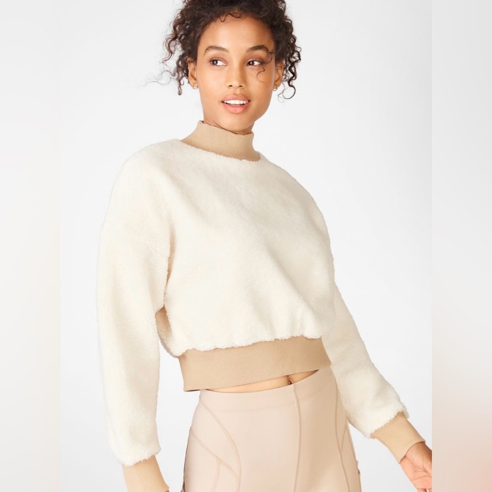 Fabletics Malia Polar Fleece Pullover Size M